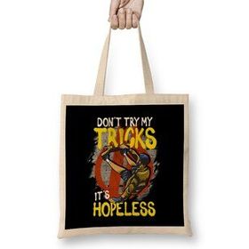 Humuts Skateboarding Don't Try My Tricks It's Hopeless Bez Kadın Günlük Çanta