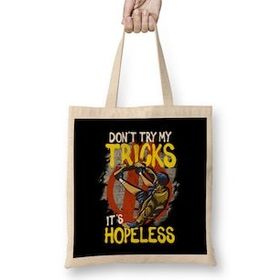 Humuts Skateboarding Don't Try My Tricks It's Hopeless Bez Kadın Günlük Çanta