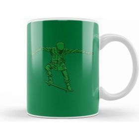 Humuts Skateboarding Green Army Skater Kupa