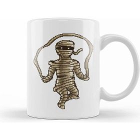 Humuts Skipping Mummy Pixel Art Kupa