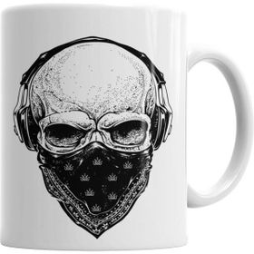 Humuts Skull Branca Feminina E Masculina Kupa