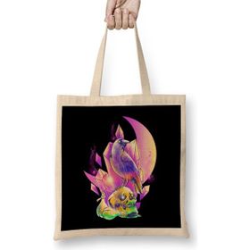 Humuts Skull & Crow Rpg Gamer Fantasy Gaming Pastel Art Bez Kadın Günlük Çanta