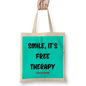 Humuts Smile Emoji Quotes Funny Happy Face Love Gift Bez Kadın Günlük Çanta