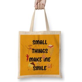 Humuts Smile Quotes Happy Love Gift Bez Kadın Günlük Çanta