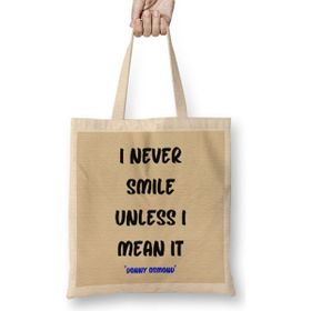 Humuts Smile Quotes Happy Love Gift Bez Kadın Günlük Çanta