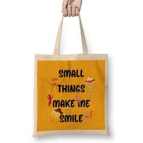 Humuts Smile Quotes Happy Love Gift Bez Kadın Günlük Çanta