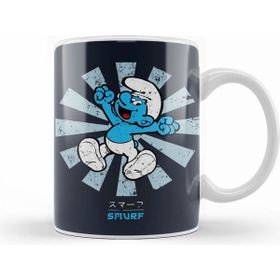 Humuts Smurf Retro Japanese Kupa