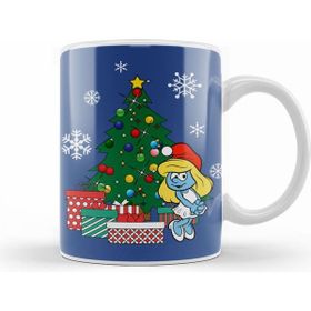 Humuts Smurfette Around The Christmas Tree Kupa