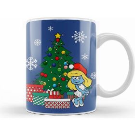 Humuts Smurfette Around The Christmas Tree Kupa