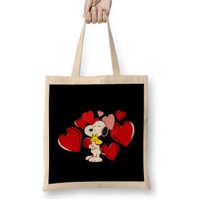 Humuts Snoopy Valentines Day Bez Kadın Günlük Çanta