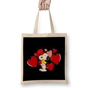 Humuts Snoopy Valentines Day Bez Kadın Günlük Çanta