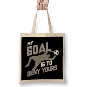 Humuts Soccer Goalie I M Here To Deny Your Goals Futbol Bez Kadın Günlük Çanta