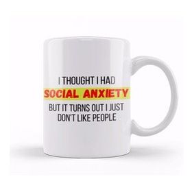 Humuts Socıal Anxıety Sarcastic Funny Kupa