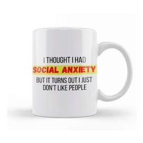 Humuts Socıal Anxıety Sarcastic Funny Kupa