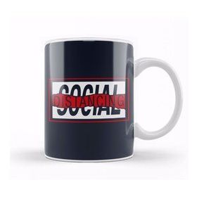 Humuts Social Distancing Red Wave Design Kupa