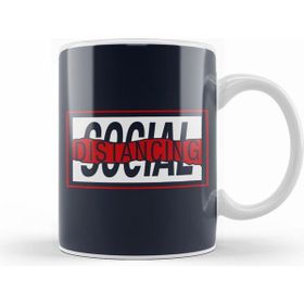 Humuts Social Distancing Red Wave Design Kupa