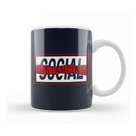 Humuts Social Distancing Red Wave Design Kupa