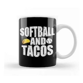 Humuts Softball And Tacos Funny Novelty Kupa