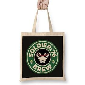 Humuts Soldier 76 Coffee Overwatch Bez Kadın Günlük Çanta