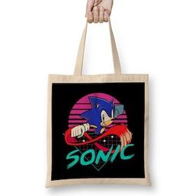 Humuts Sonic The Hegdehog Sonic Of Schwifty Bez Kadın Günlük Çanta