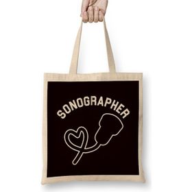 Humuts Sonographer Ultrasound Sonography Echography Hospital Doctor Bez Kadın Günlük Çanta