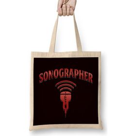 Humuts Sonographer Ultrasound Sonography Echography Hospital Doctor Bez Kadın Günlük Çanta