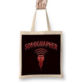 Humuts Sonographer Ultrasound Sonography Echography Hospital Doctor Bez Kadın Günlük Çanta