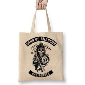 Humuts Sons Of Anarchy Logo Bez Kadın Günlük Çanta