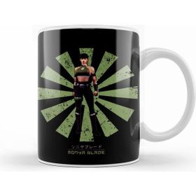 Humuts Sonya Blade Retro Japanese Mortal Kombat Kupa