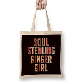 Humuts Soul Stealing Ginger Girl Redhead Red Hair Red Haired Irish Bez Kadın Günlük Çanta