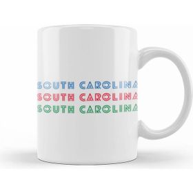 Humuts South Carolina State Flag Gift Vintage Retro Rainbow Style Kupa