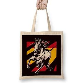 Humuts Spain Flag Horse Riding Equestrian Sport Horseshoe Saddle Bez Kadın Günlük Çanta