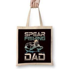 Humuts Spearfishing Dad Spearfisher Father Speargun Spear Freediver Bez Kadın Günlük Çanta