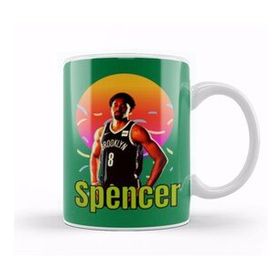 Humuts Spencer Dinwiddie Vintage Art Legend Basketball Gift Kupa