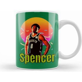 Humuts Spencer Dinwiddie Vintage Art Legend Basketball Gift Kupa