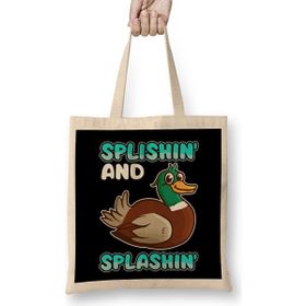 Humuts Splishin' And Splashin' Bath Cute Baby Duck Bez Kadın Günlük Çanta
