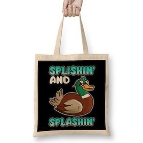Humuts Splishin' And Splashin' Bath Cute Baby Duck Bez Kadın Günlük Çanta