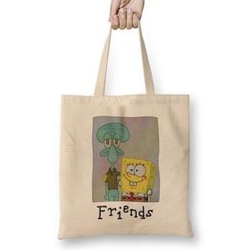 Humuts Spongebob Sqaurepants Nyan Cat Meme Bez Kadın Günlük Çanta