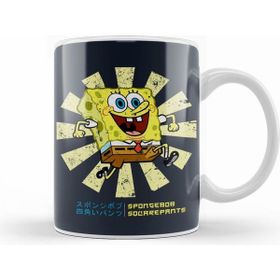 Humuts Spongebob Squarepants Retro Japanese Kupa Bardak