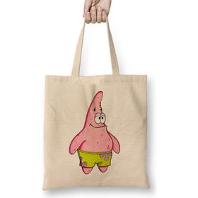 Humuts Spongebob Star Süngerbob Bez Kadın Günlük Çanta
