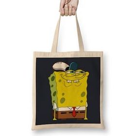 Humuts Spongebob Süngerbob 02 Bez Kadın Günlük Çanta