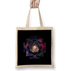 Humuts Sri Yantra Sri Chakra 01 Bez Kadın Günlük Çanta
