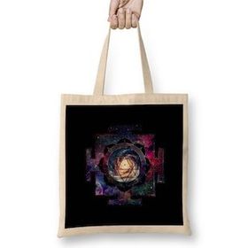 Humuts Sri Yantra Sri Chakra 01 Bez Kadın Günlük Çanta