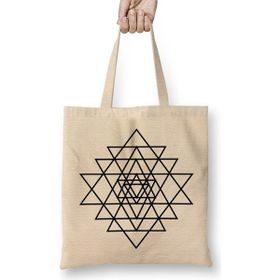 Humuts Sri Yantra Sri Chakra Bez Kadın Günlük Çanta