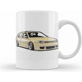 Humuts Stanced Out Golf Mk4 Creme Kupa Bardak