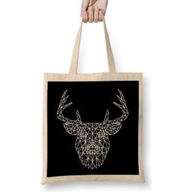 Humuts Star Animal Stag Bez Kadın Günlük Çanta