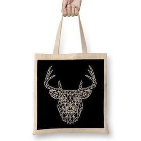 Humuts Star Animal Stag Bez Kadın Günlük Çanta