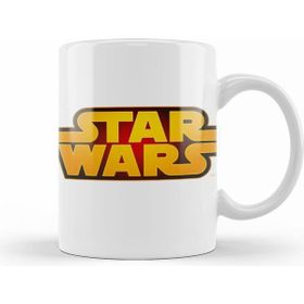 Humuts Star Wars Logo Beyaz Zemin Kupa