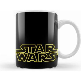 Humuts Star Wars Logo Siyah Zemin Kupa