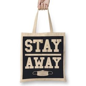 Humuts Stay Away Virus Bez Kadın Günlük Çanta